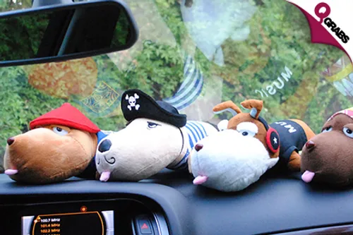 From QR29 Absorb Odors & Balance Humidity Levels with Activated Bamboo Charcoal Dog Dolls! (Up to QR98 Value)